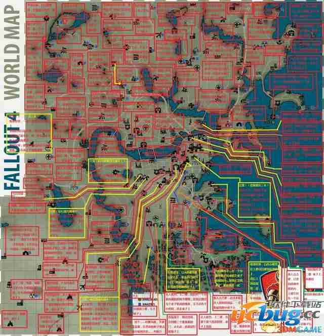 《辐射4》怎么收集全杂志中文地图？